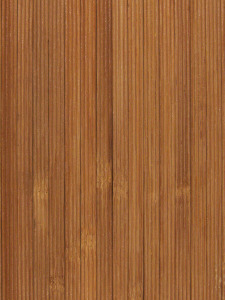 Microribbed bamboo wallpaper glued on textile